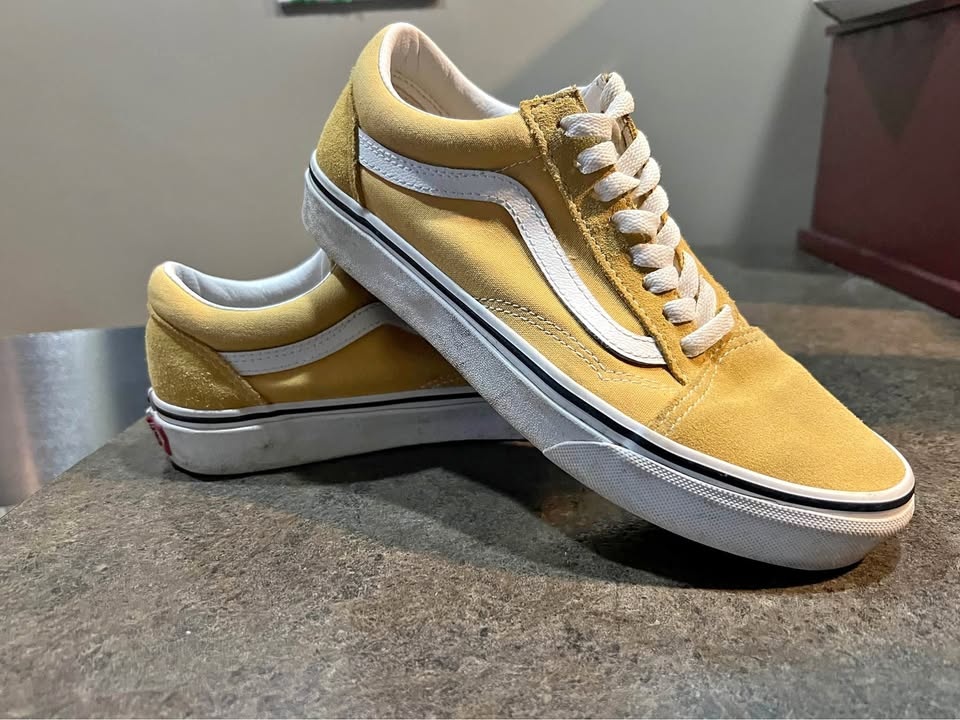 Vans Old Skool Color Theory - Golden Yellow Mens 6.5 Women’s 8