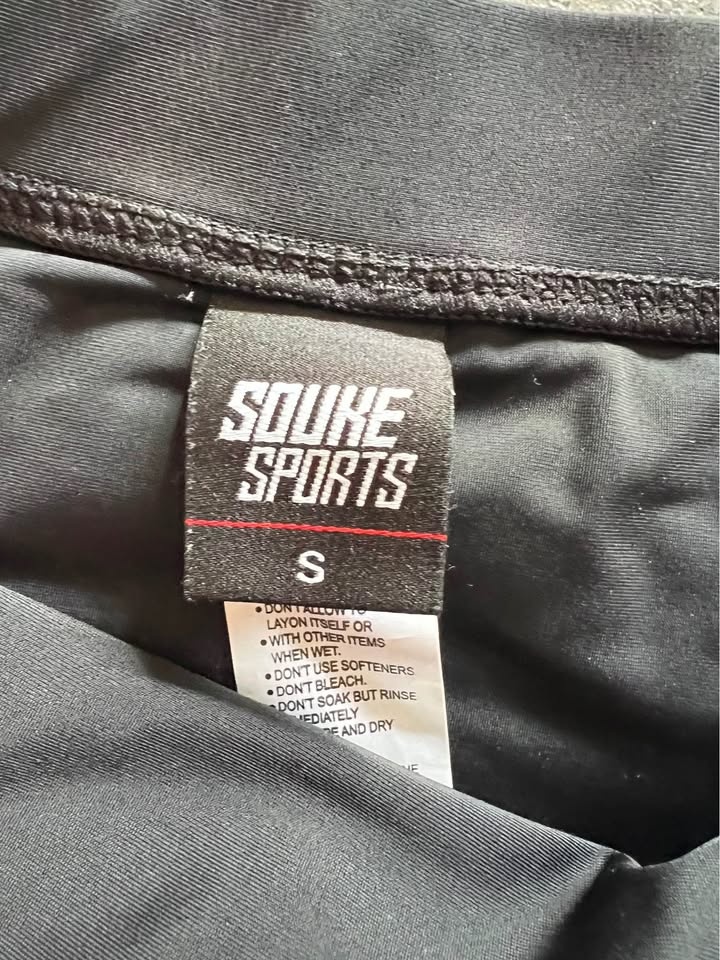 Souke Sports Women's Padded Cycling Shorts Black/Purple Size Sma - photo 2