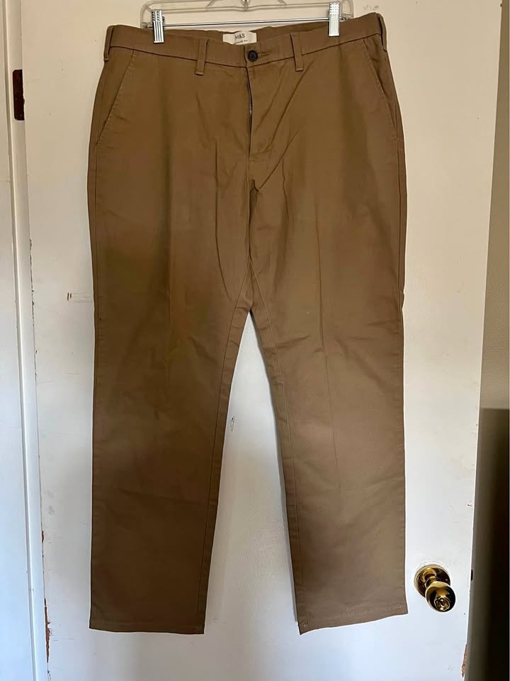 M&S COLLECTION Regular Fit Chinos Mens Size 36x31