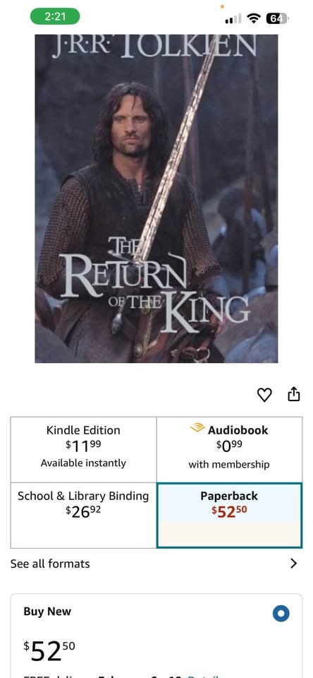 J.R.R. Tolkien The Return of the King Paperback - photo 2