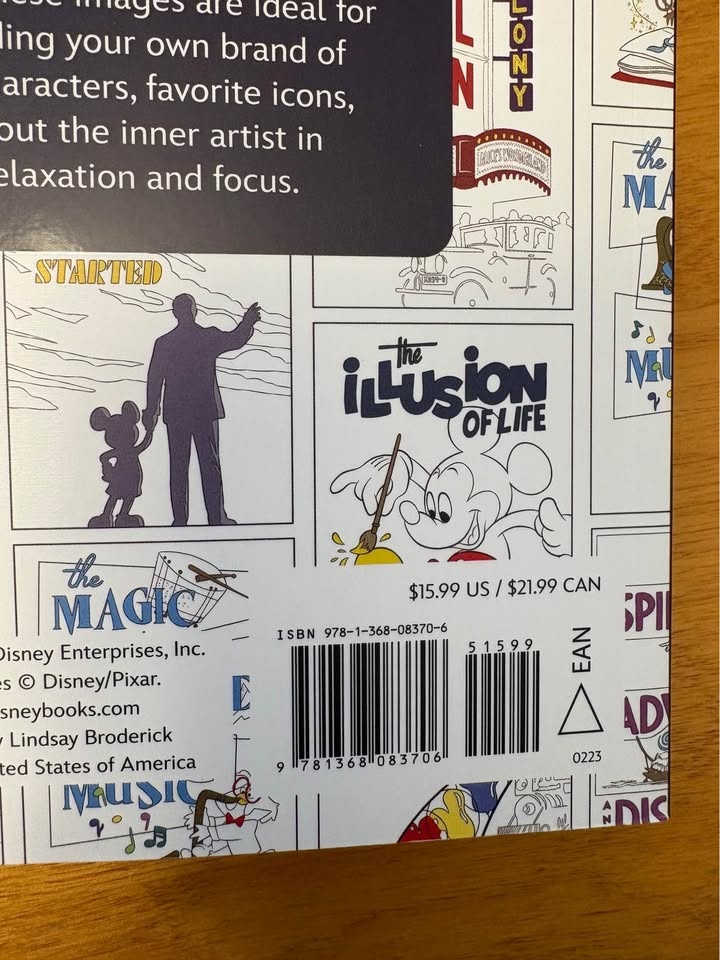 Brand new Disney 100 Years of Wonder Colouring Book - photo 3