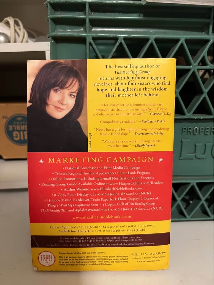 Elizabeth Noble: Things I Want My Daughters to Know Paperback - photo 3