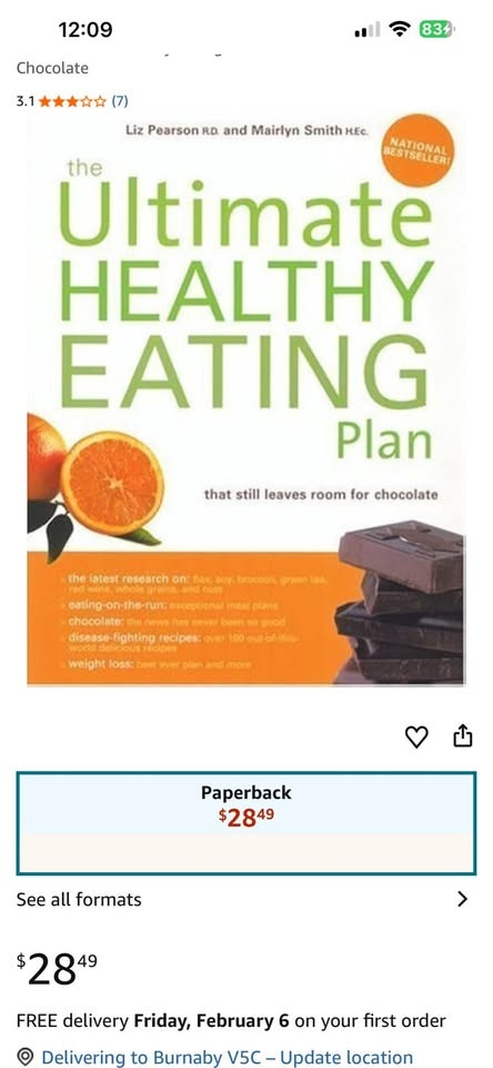 The Ultimate Healthy Eating Plan: That Still Leaves Room for Cho - photo 2