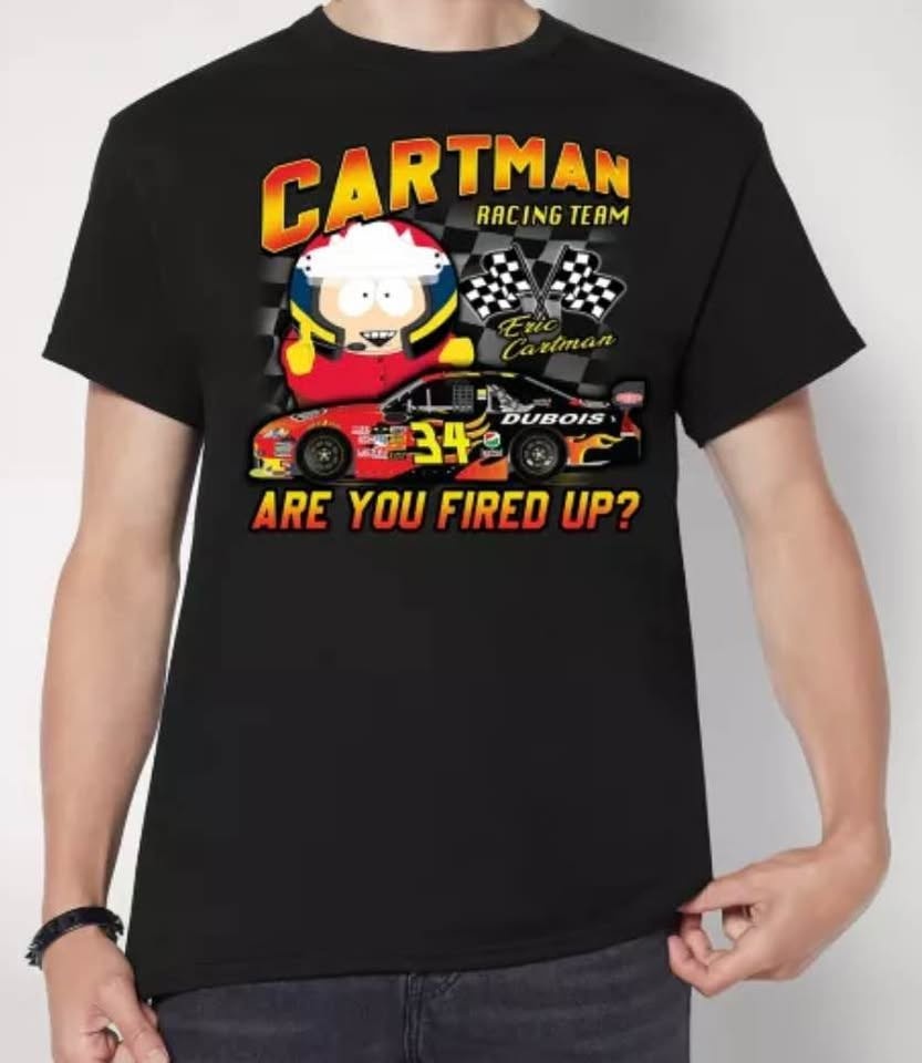 New South Park Cartman Racing Team T Shirt Size XL - photo 2