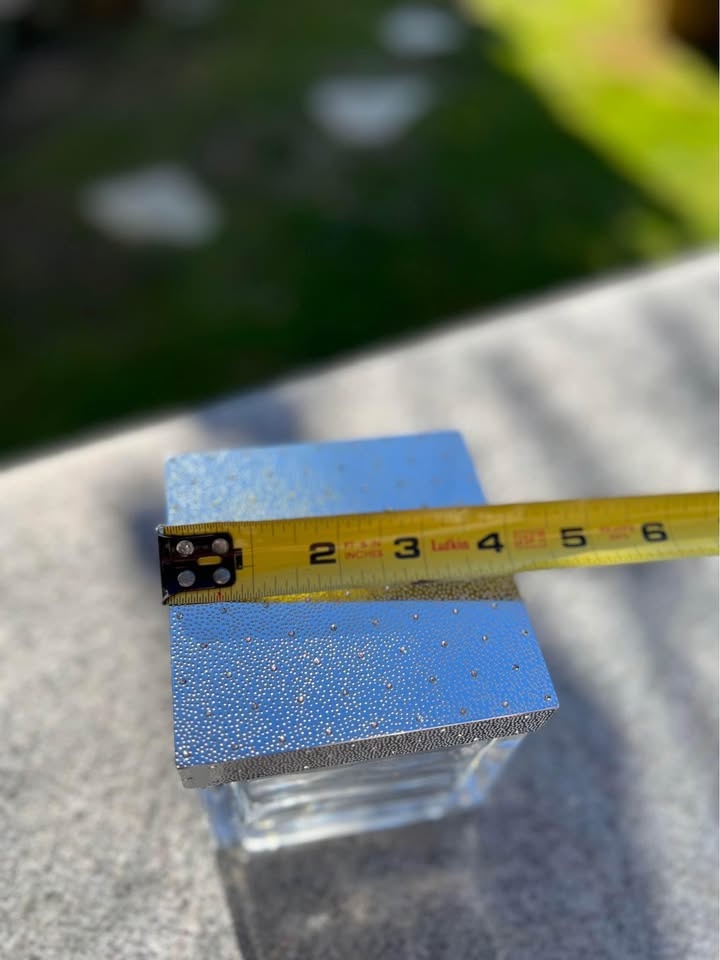 NEW Glass Container with Silver top - photo 3