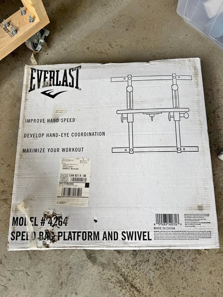 Everlast Speed Bag Platform & Swivel – Brand New