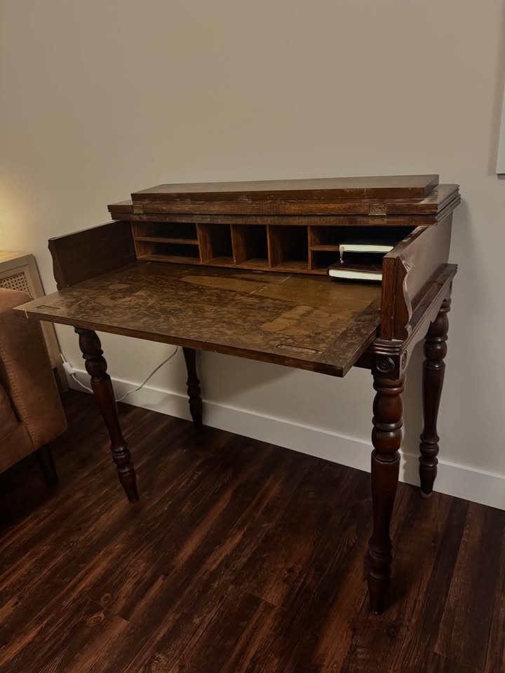 Vintage Drop-Front Secretary Desk (1890-1920) - photo 2