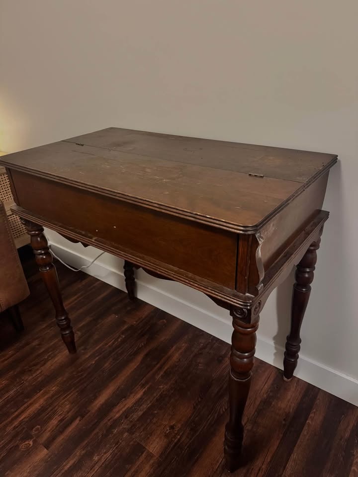 Vintage Drop-Front Secretary Desk (1890-1920) - photo 3