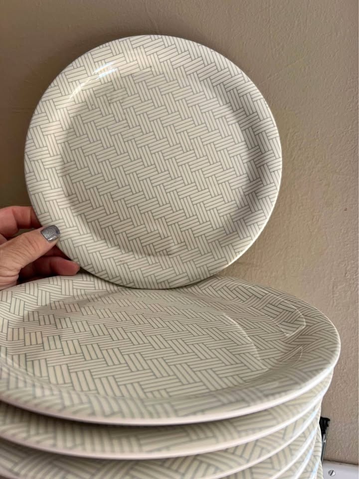 Acrylic Plates Set of 14