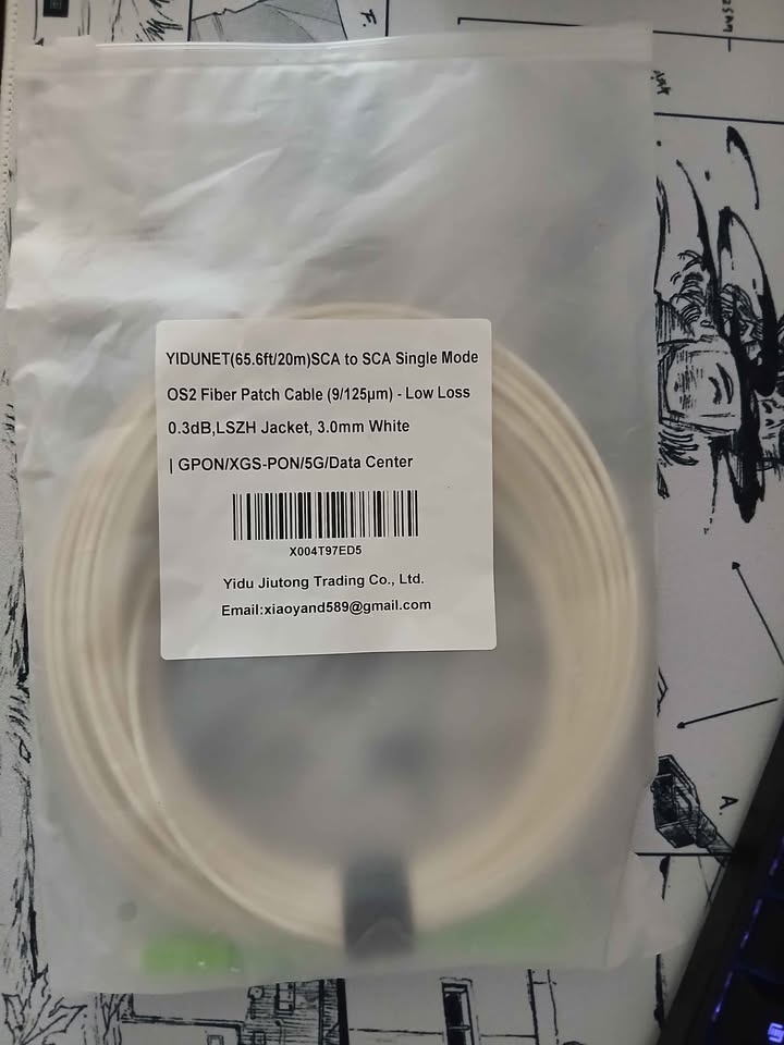 Fiber Optic Patch Cables SC/APC (Single Mode OS2) – 2x 20m + 1x - photo 2