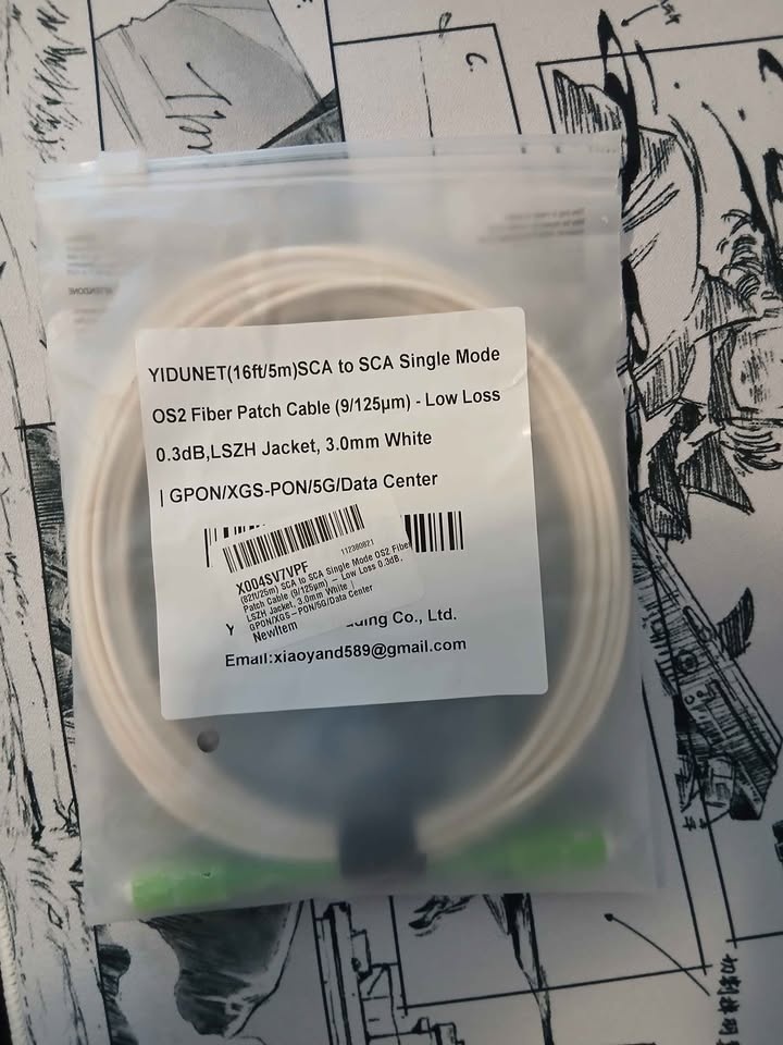 Fiber Optic Patch Cables SC/APC (Single Mode OS2) – 2x 20m + 1x - photo 3