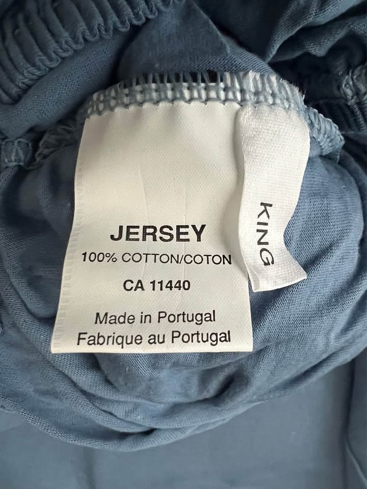 King Size Jersey Fitted Sheet - 100% Cotton - photo 2