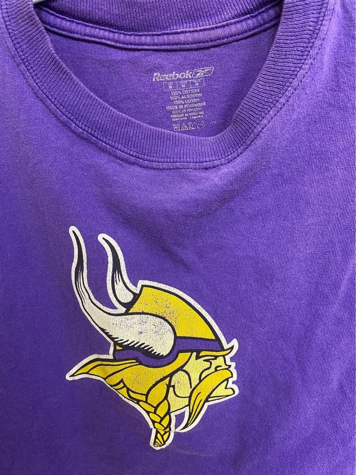 Reebok Minnesota Vikings Adrian Peterson #28 T-Shirt Men's Mediu - photo 3