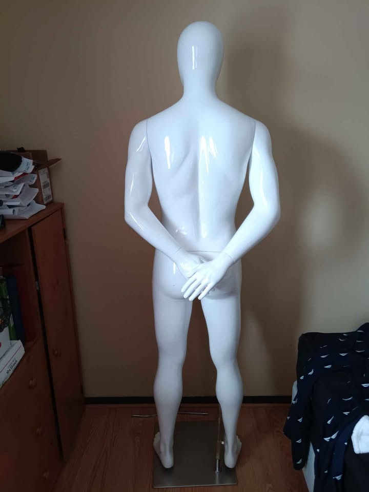 Full size Adult Male 6' Mannequin with Stainless Steel Base - photo 2