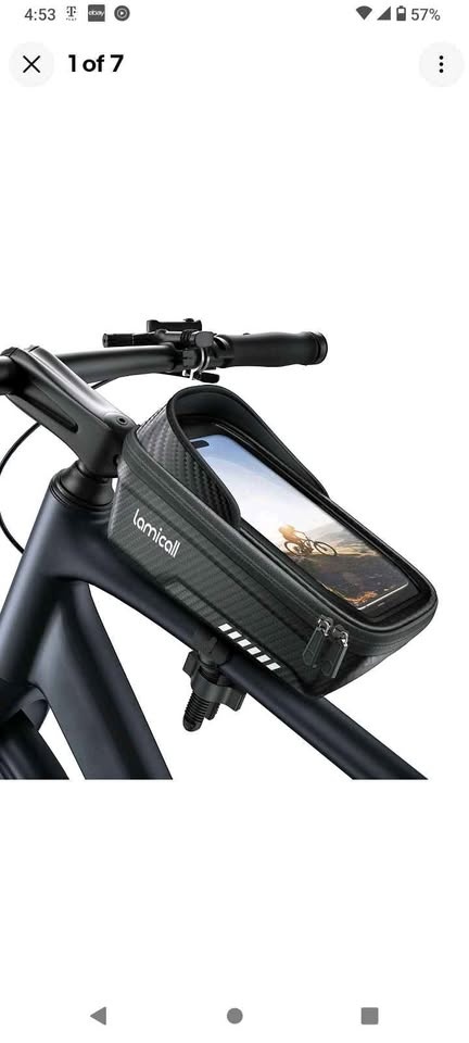 Lamicall Cellphone Holder Waterproof & Secure for Bicycle