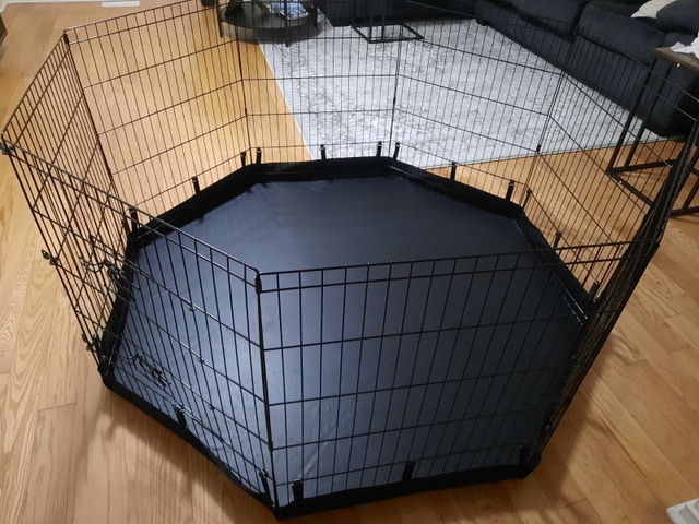 Dog Playpen, 8 Panels Foldable Metal