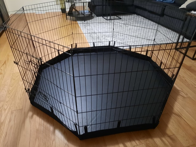 Dog Playpen, 8 Panels Foldable Metal - photo 2