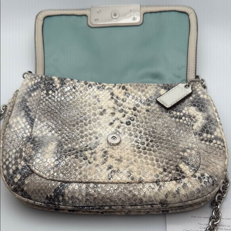 Coach Python Embossed Crossbody Bag & Change Purse Set - photo 3