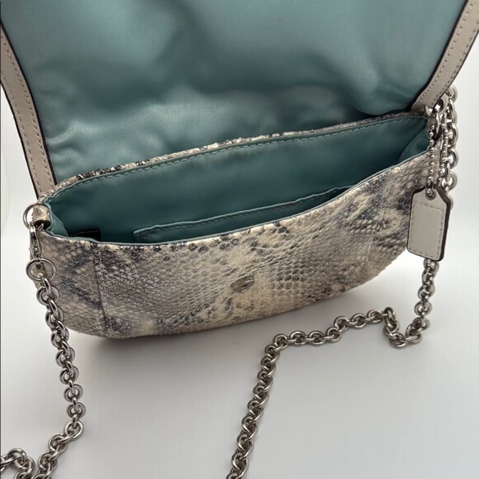 Coach Python Embossed Crossbody Bag & Change Purse Set - photo 4