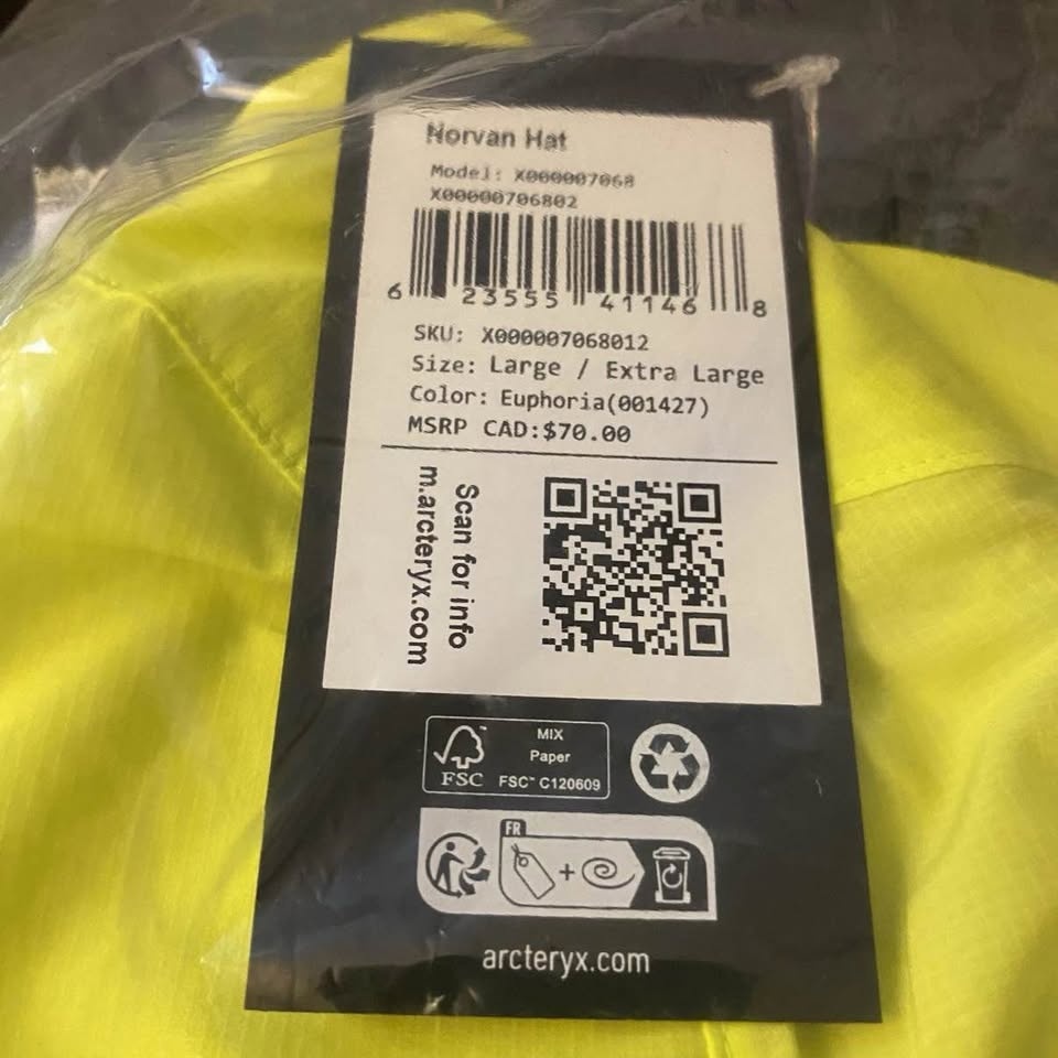 Arc'teryx Norvan Cap Euphoria Yellow L/XL - photo 5