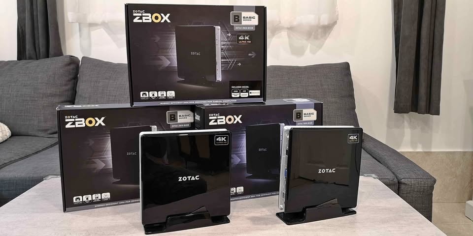 5x Zotac ZBOX BI325 Mini PCs - Linux/4K Media/Office