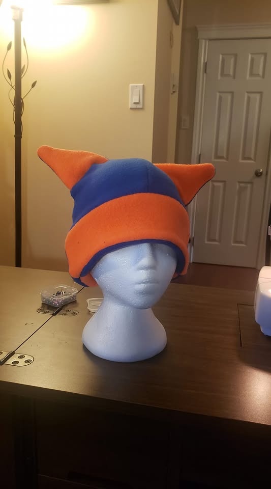 Home made neko hats.