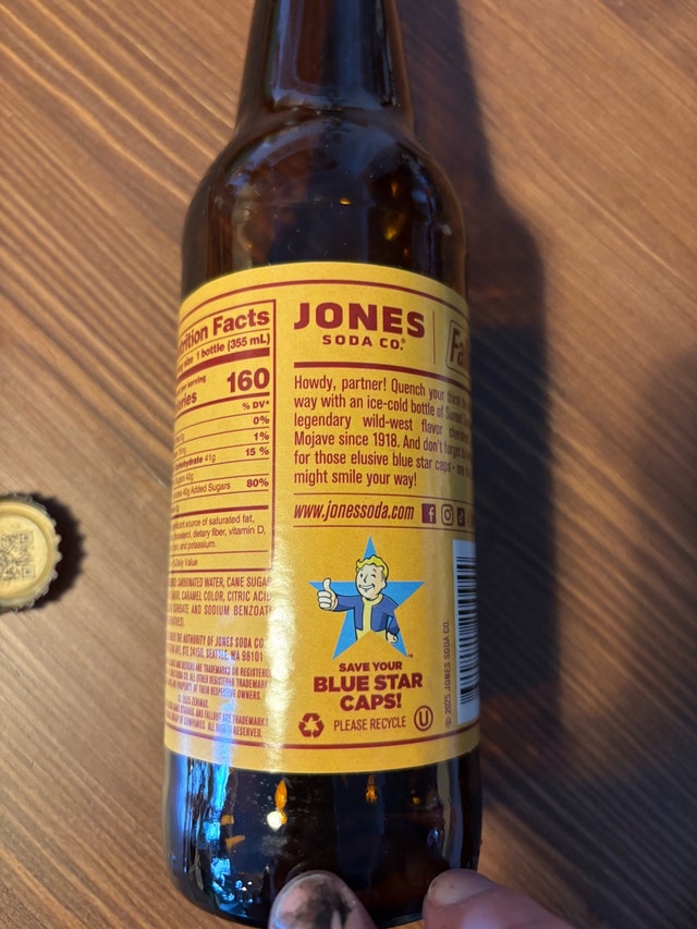 Jones Soda Fallout Sunset Sarsaparilla - EMPTY Bottle - photo 5