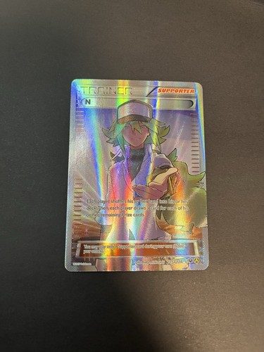 Pokemon N (Supporter) Promo Alternate Art 105a/124 Light Play