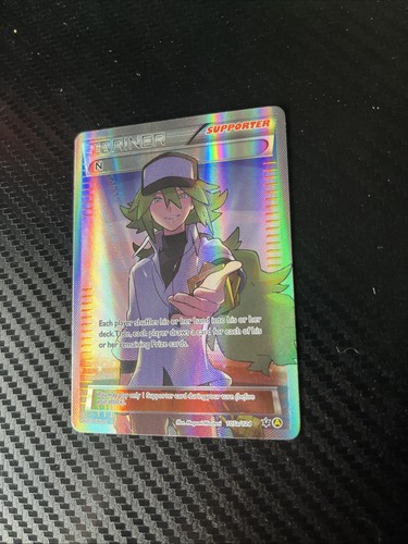 Pokemon N (Supporter) Promo Alternate Art 105a/124 Light Play - photo 3