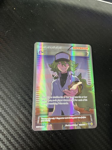 Pokemon N (Supporter) Promo Alternate Art 105a/124 Light Play - photo 4