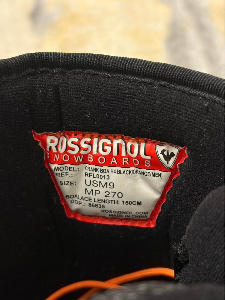 Rossingnol BOA Snowboard Boots - Men's Size 9 BRAND NEW - photo 2