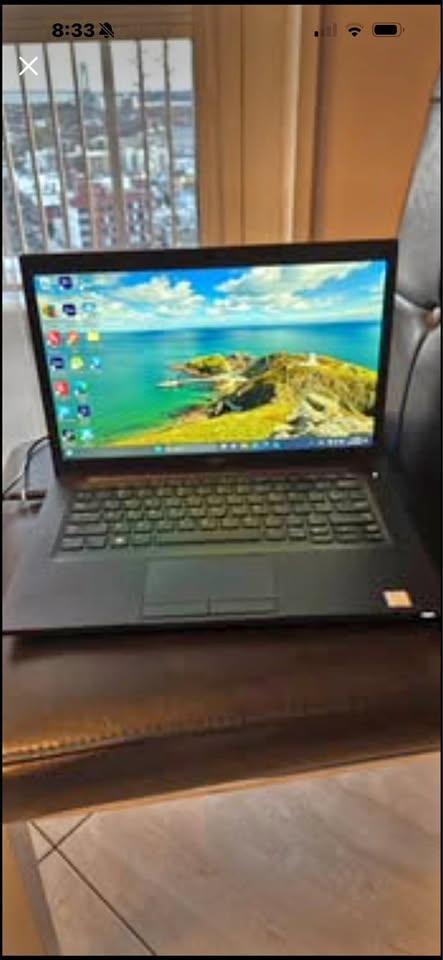 Dell black laptop