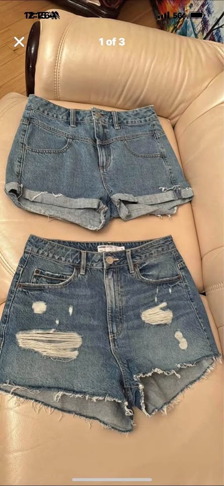 Garage Denim Shorts - 2 Pairs