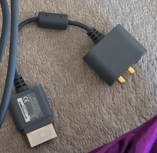 Optical RCA Audio Adapter Convertor Cable Cord - Xbox
