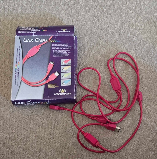 Gameboy Color Link Cable with Box