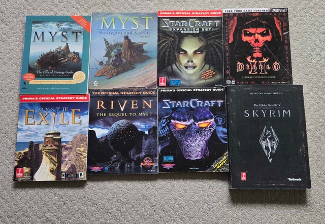 Video Games Guides & Manuals and Other Nerdy Books
