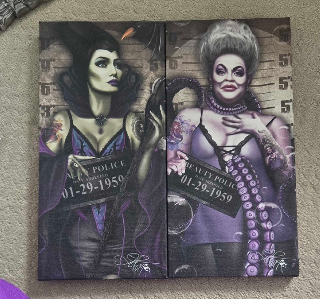 Maleficent & Ursula Pictures/Paintings