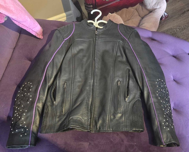 Women Purple Motorcycle Jackets - photo 2