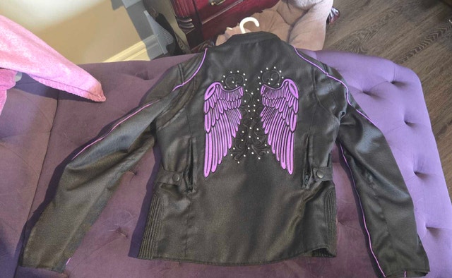 Women Purple Motorcycle Jackets - photo 3