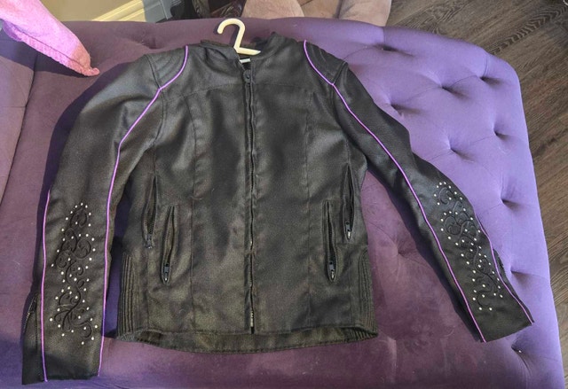 Women Purple Motorcycle Jackets - photo 4