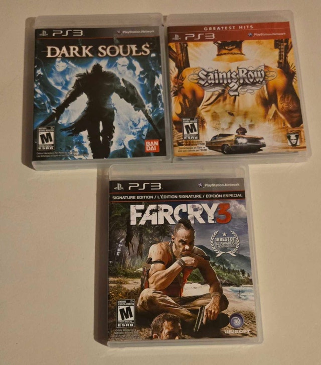 PS3 Games: Saints Row 2, Dark Souls & Far Cry 3