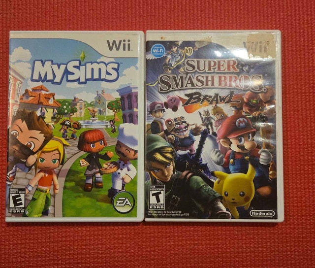 Wii Games: MySims, Super Smash Bros. Brawl