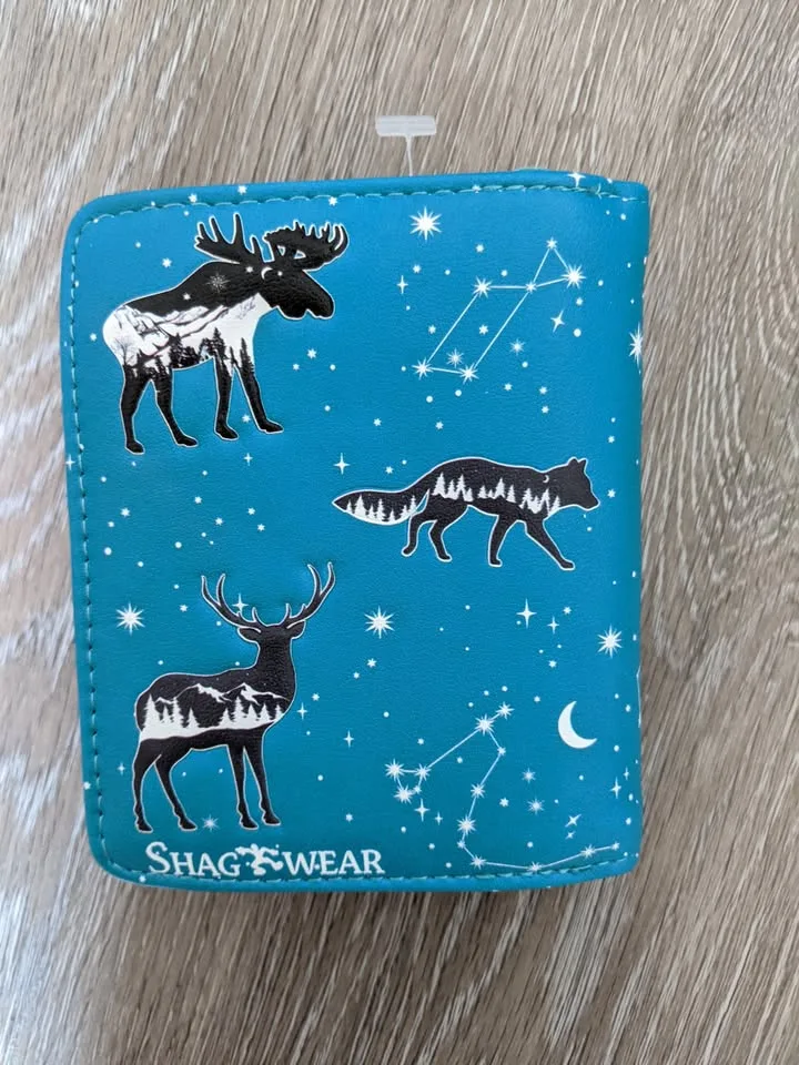 Shagwear Wallet – Wilderness, Forest Animals & Starry Night image indicator(2)