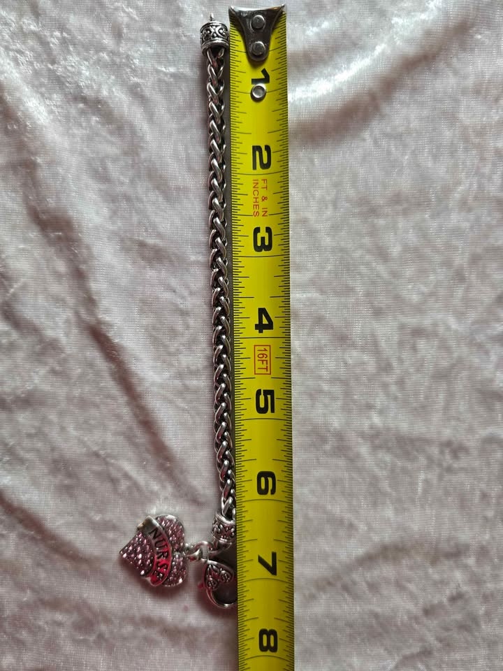Bracelet Nurse Charm Pink crystal - photo 5
