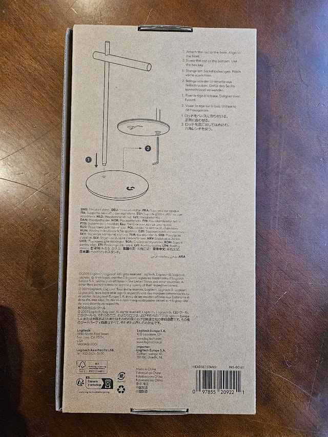 Logitech Headset Stand - New in Box(+ free cap) - photo 2