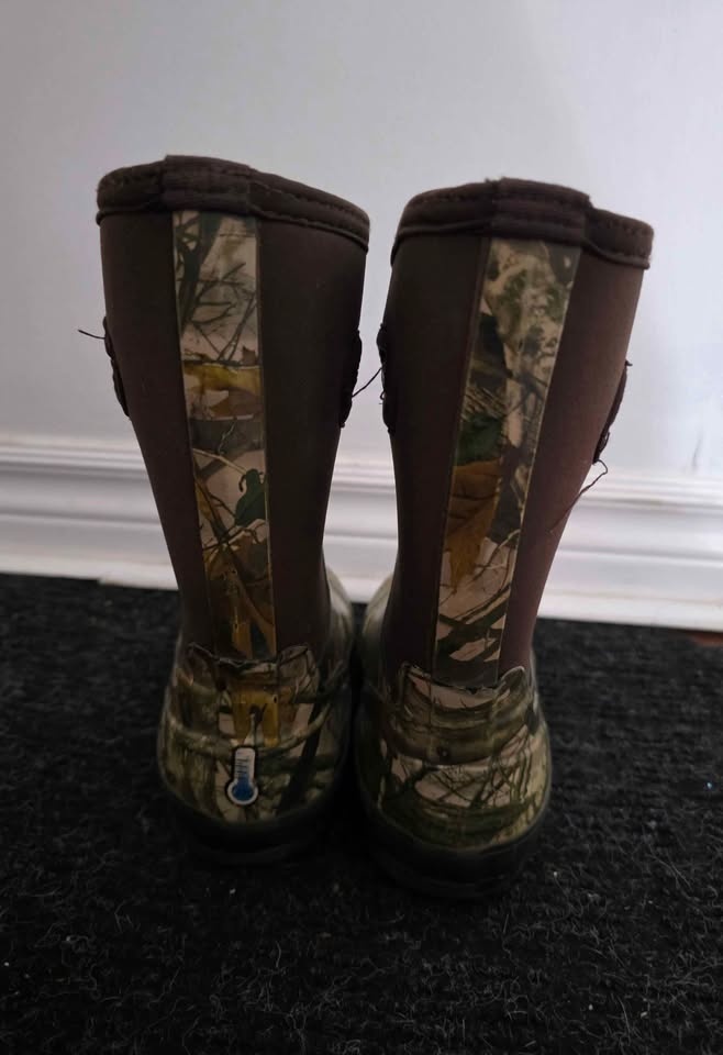 Camouflage Thermo Rain Boot - Size Youth 2 - photo 2