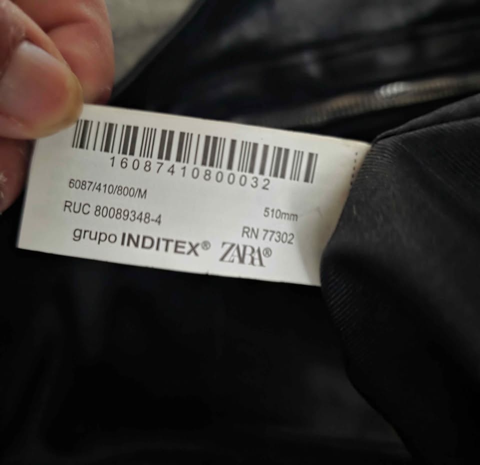 Zara Black Leather Y2K Style Shoulder Bag - photo 4