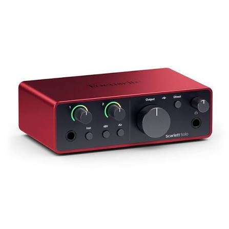 Focusrite Scarlett Solo (4th Gen) Audio Mixer