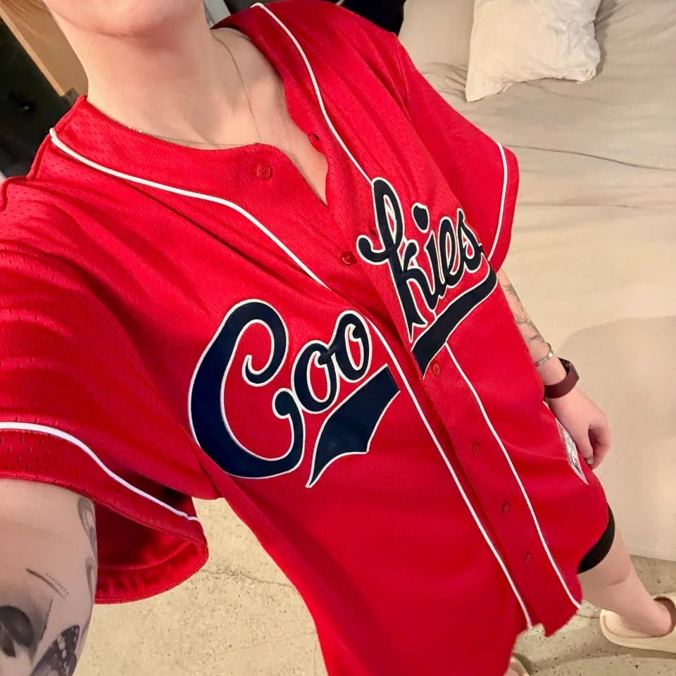Cookies “Bases Loaded” Baseball Jersey - New w/ Tags - Medium