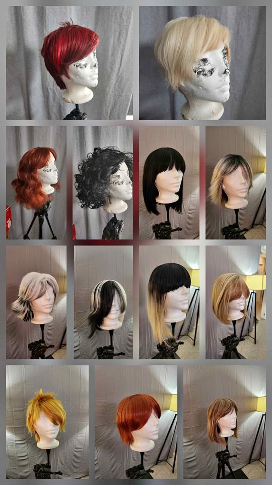 UPDATED! Various cosplay, Drag and fun daily Wigs